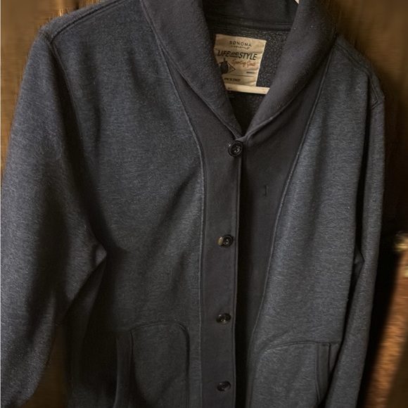 Sonoma Life and Style Sporting Goods Heavy Cardigan Sweater - Picture 5 of 16